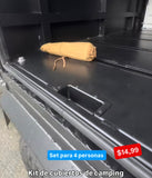 Kit de cubiertos de acero inoxidable para camping