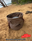 Bucket plegable de 20 l.