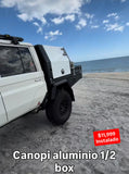 Canopi aluminio 1/2 box (instalado)