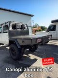 Canopi aluminio 1/2 box (instalado)