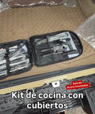 Kit de cocina de acero inoxidable