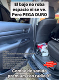 Combo de sonido premium con pantalla 9”