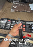 Kit de cocina de acero inoxidable