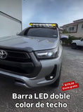 Barra LED doble color de techo