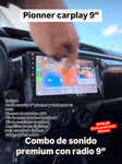 Combo de sonido premium con pantalla 9”