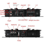 Amplificador Class D de dos canales 3800 watts. Para bajos