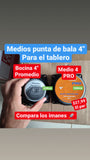 Medio punta bala 4" para tablero. Super potente