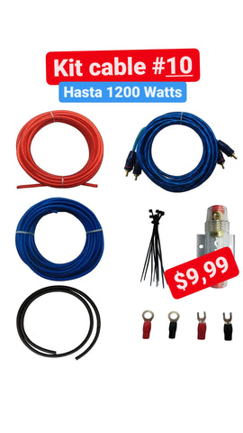 Kit Cableado #10 para Amplificadores