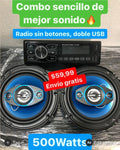 Combo Radio y Bocinas de Puerta