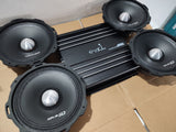 Cuatro Medios 8" con Amplificador