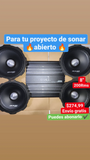 Cuatro Medios 8" con Amplificador